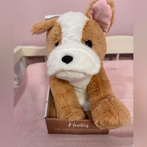 Heaties NEW Cuddly Toy with microwaveable ceramic bead pillow French bulldog